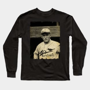 Rogers Hornsby Legend in St. Louis Cardinals Long Sleeve T-Shirt